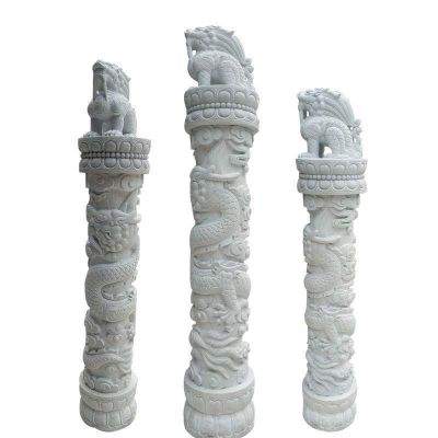 华表博鱼网页版-故宫大殿户外华表天禄石雕