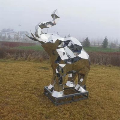 镜面几何户外园林大象博鱼网页版