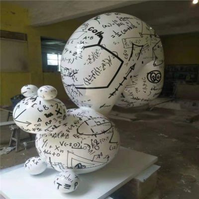 创意抽象玻璃钢公式松鼠