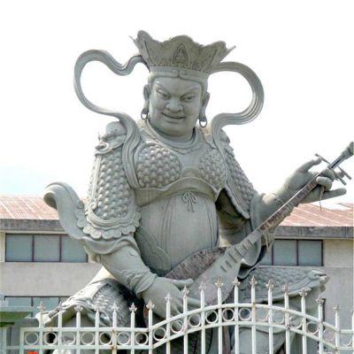 寺庙大型砂石石雕园林佛像景观四大天王博鱼网页版