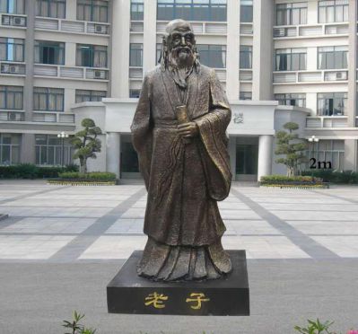校园古代文学家思想家铸铜老子博鱼网页版