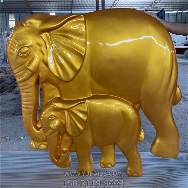 酒店门口大型玻璃钢大象动物摆件博鱼网页版