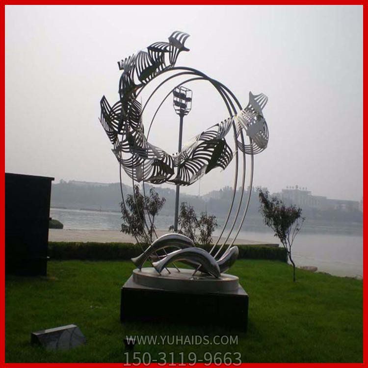不锈钢户外园林镂空创意景观摆件博鱼网页版