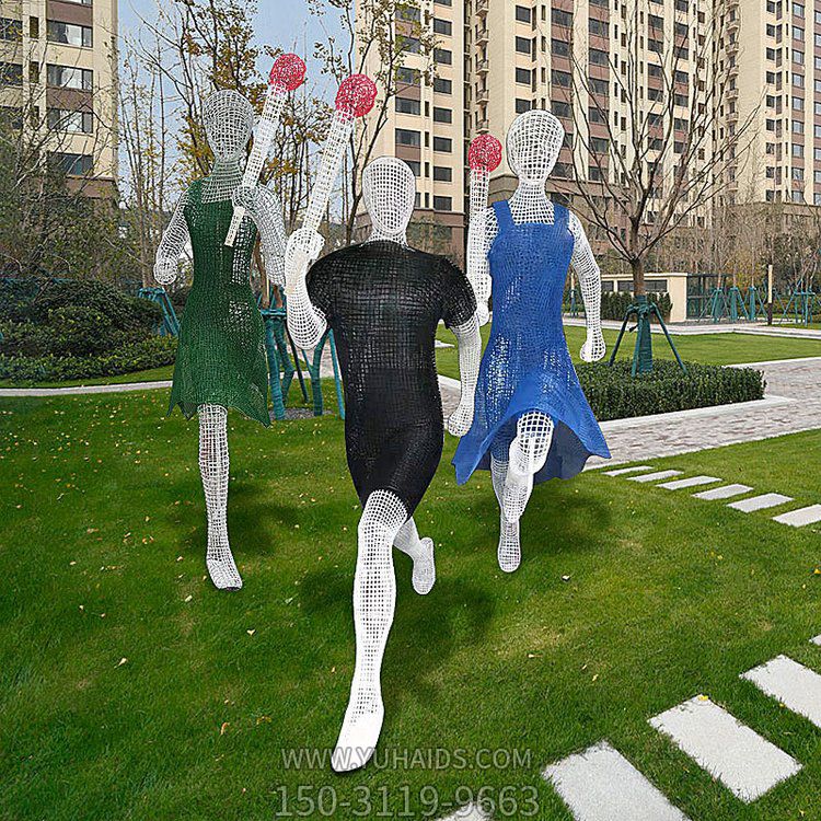 手举火炬的跑步人物博鱼网页版