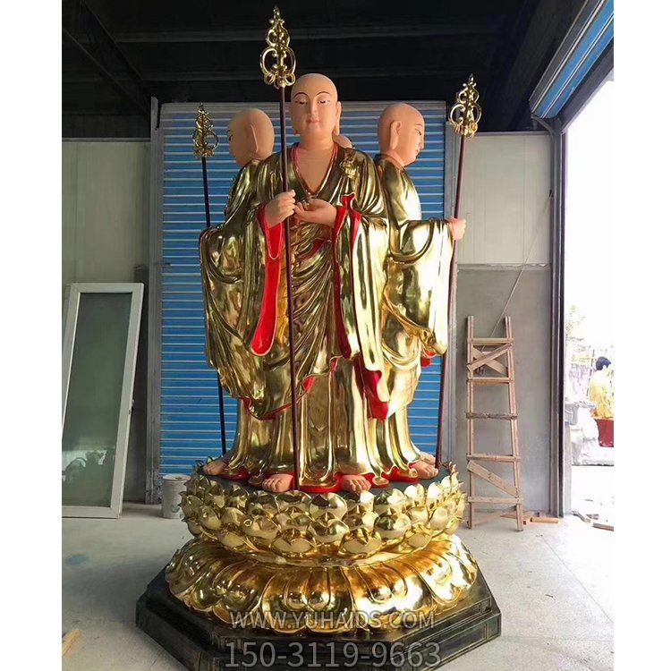 宗教寺庙玻璃钢三面地藏王博鱼网页版