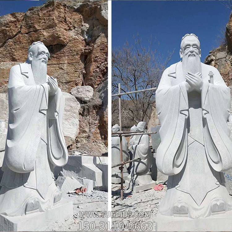 大理石雕刻历史名人孔子老子学校人物博鱼网页版