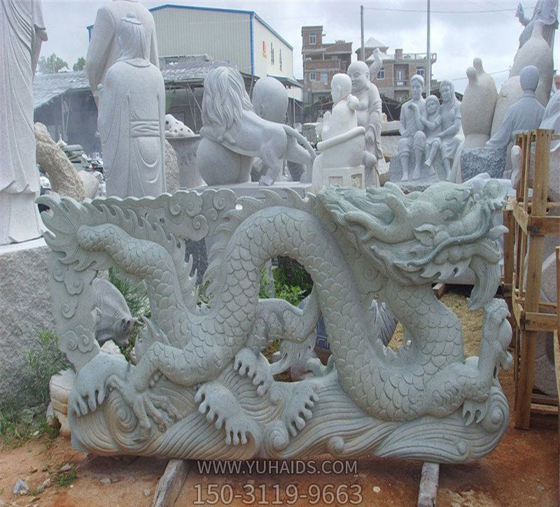 景区创意大理石石雕神兽龙博鱼网页版