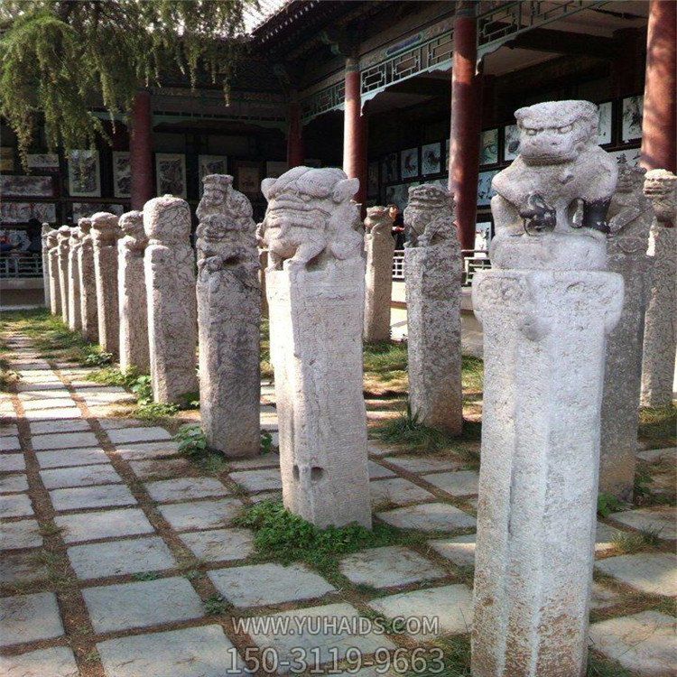 庭院仿古石雕拴马柱子博鱼网页版