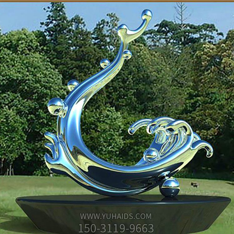 户外不锈钢镜面户外广场大型抽象博鱼网页版