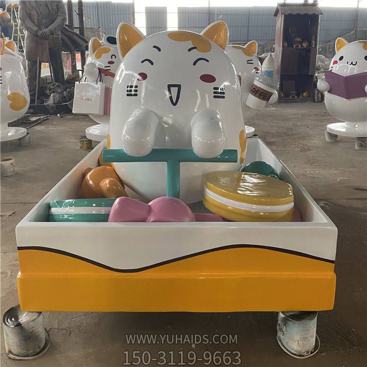 商场大型玻璃钢卡通公仔美陈摆件博鱼网页版