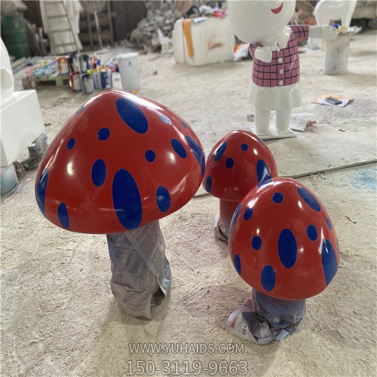 游乐场玻璃钢卡通彩绘蘑菇博鱼网页版