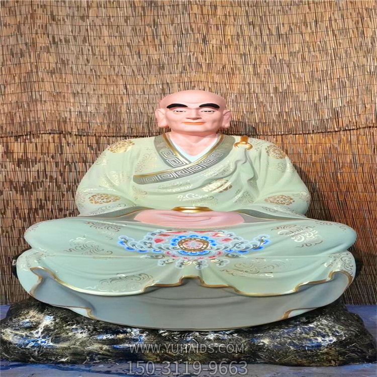 玻璃钢彩绘大型景观佛像十八罗汉博鱼网页版