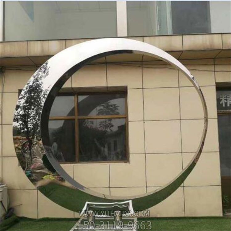 几何不锈钢户外园林景观圆环博鱼网页版