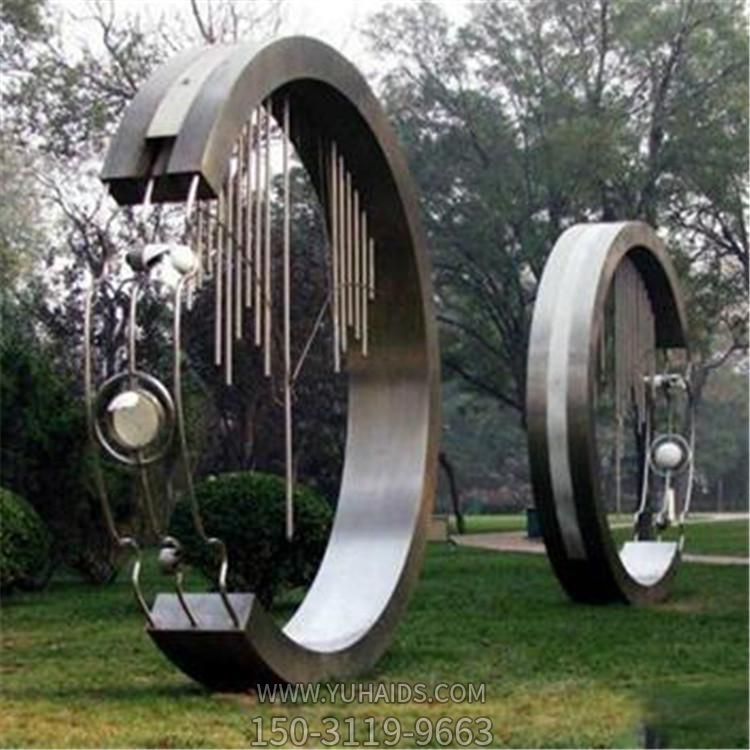 不锈钢几何大型创意园林景观博鱼网页版