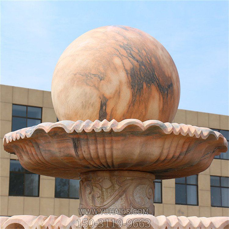 晚霞红是别墅小区风水球流水喷泉博鱼网页版