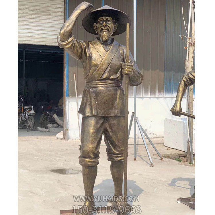 玻璃钢农耕文化民俗人物春耕小品博鱼网页版