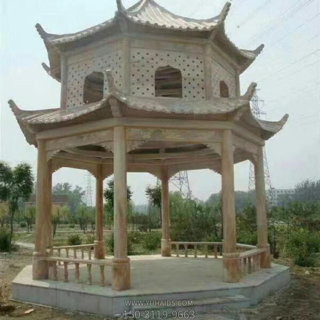 大型花园景观装饰摆放双层休闲凉亭博鱼网页版