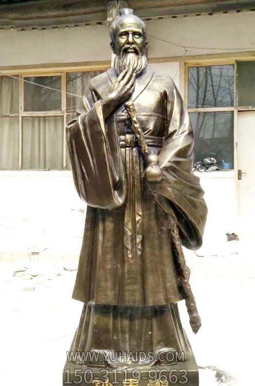 医学院摆放历史名医孙思邈铜雕像博鱼网页版