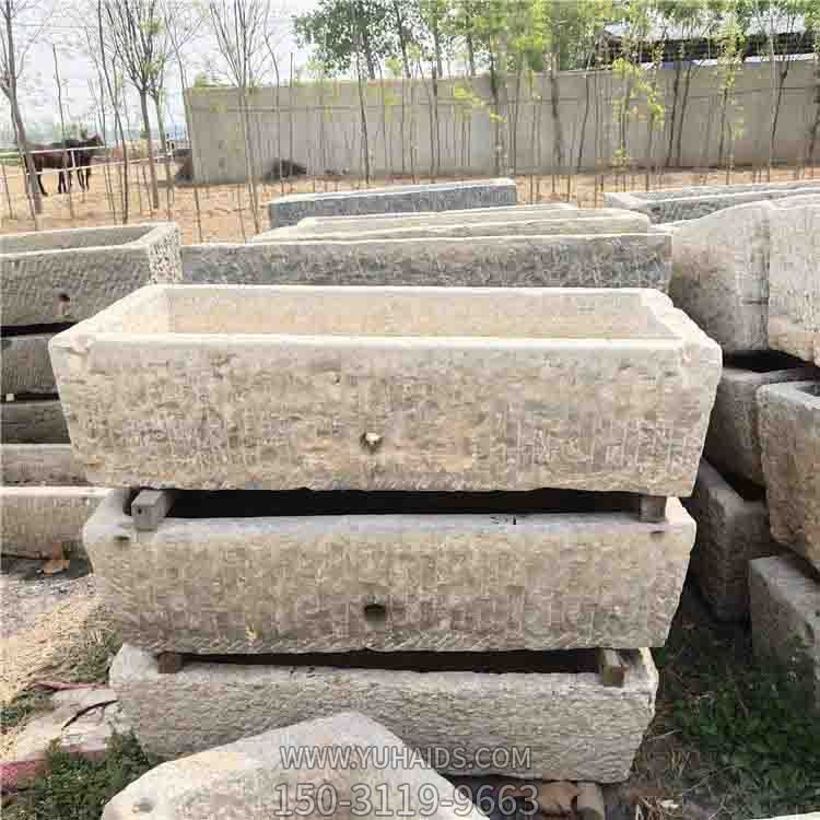 庭院仿古做旧大理石石雕老石槽博鱼网页版