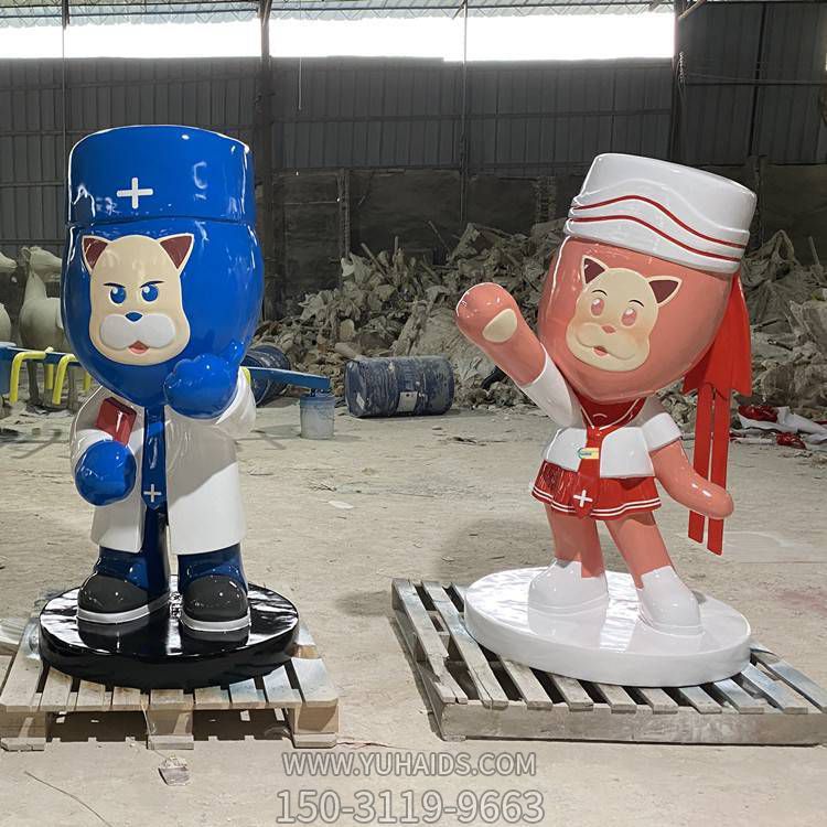 创意玻璃钢卡通吉祥物公仔博鱼网页版