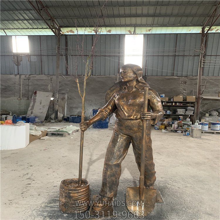 园林玻璃钢农耕人物情景小品博鱼网页版