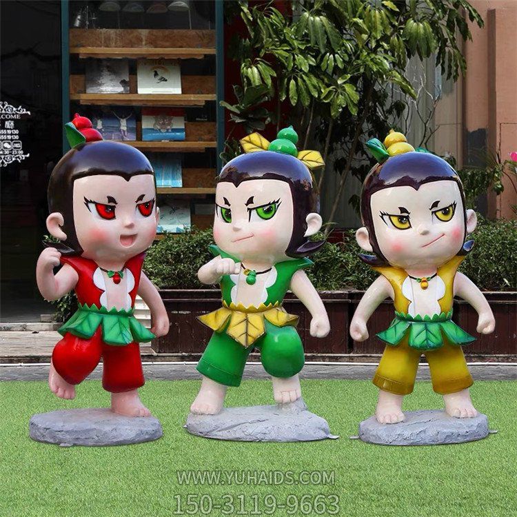 葫芦兄弟玻璃钢卡通葫芦娃博鱼网页版