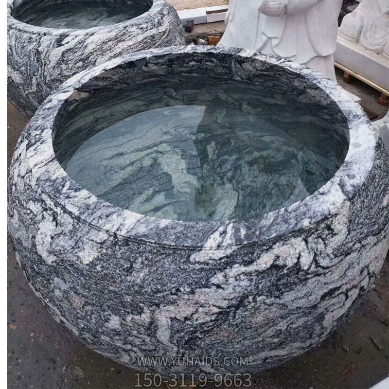 庭院大型养鱼大理石花纹缸博鱼网页版