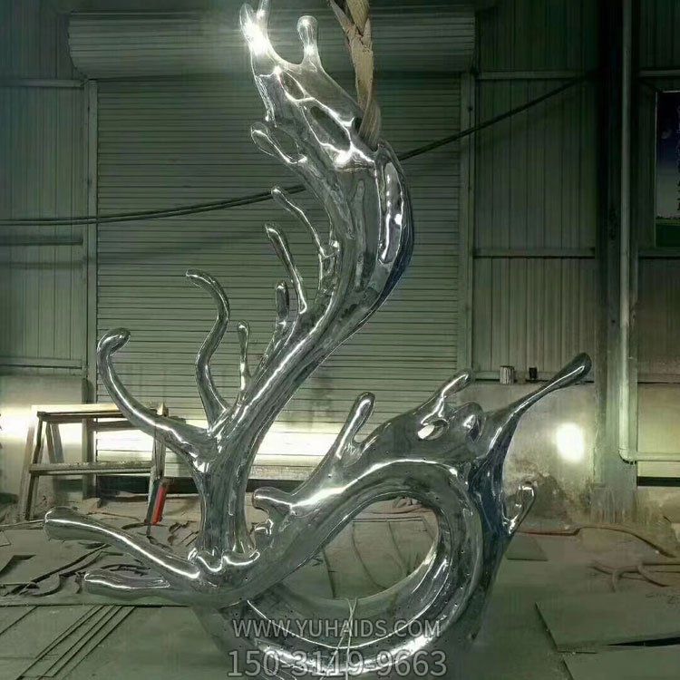 酒店会所不锈钢创意海浪浪花博鱼网页版