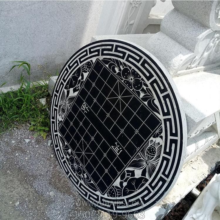 青石石桌，带象棋棋盘传统图案石桌子博鱼网页版