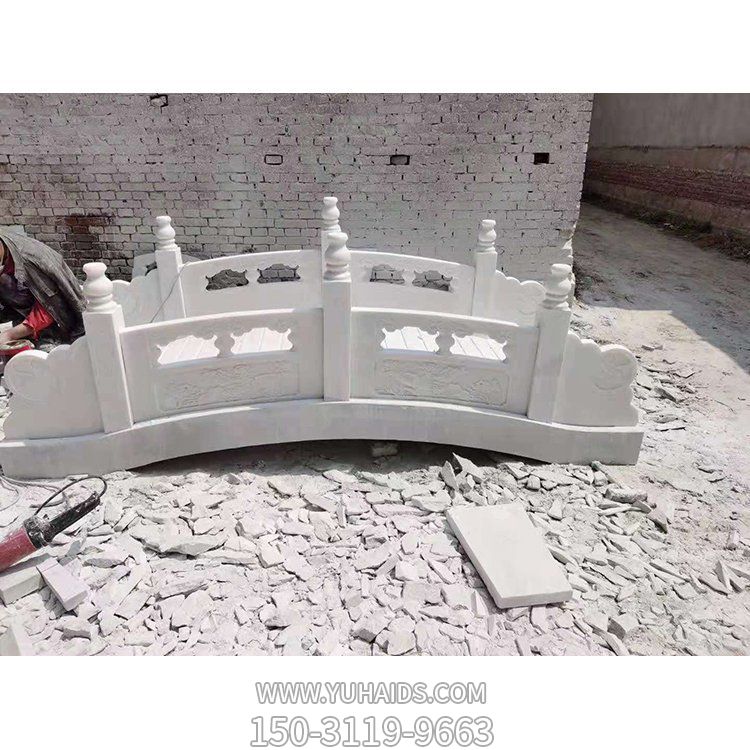 大理石石雕户外园林景观石拱桥博鱼网页版