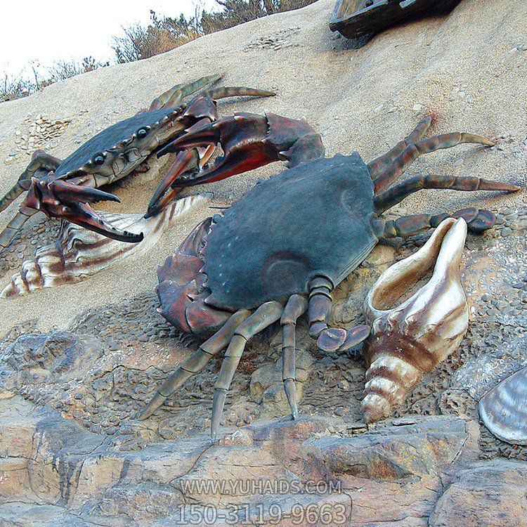 玻璃钢仿真螃蟹动物博鱼网页版