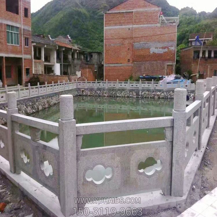仿古建筑庭院栏杆 石雕花岗岩户外别墅小区摆件博鱼网页版