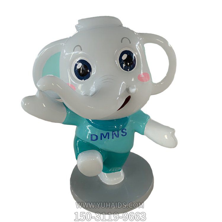 卡通玻璃钢商场幼儿园摆件大象摆件博鱼网页版