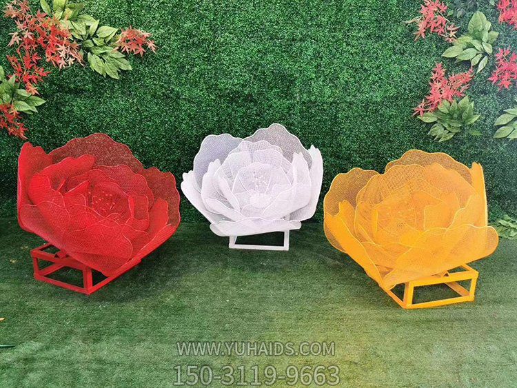 不锈钢彩绘园林大型景观摆件博鱼网页版