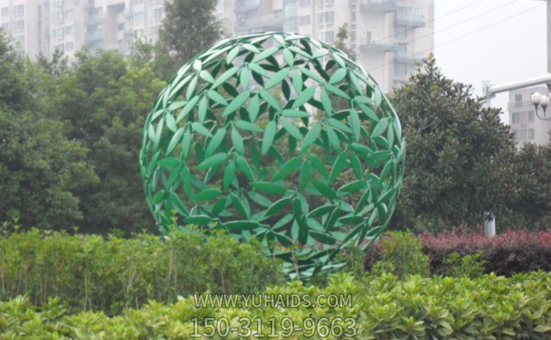 公园不锈钢创意镂空球体博鱼网页版
