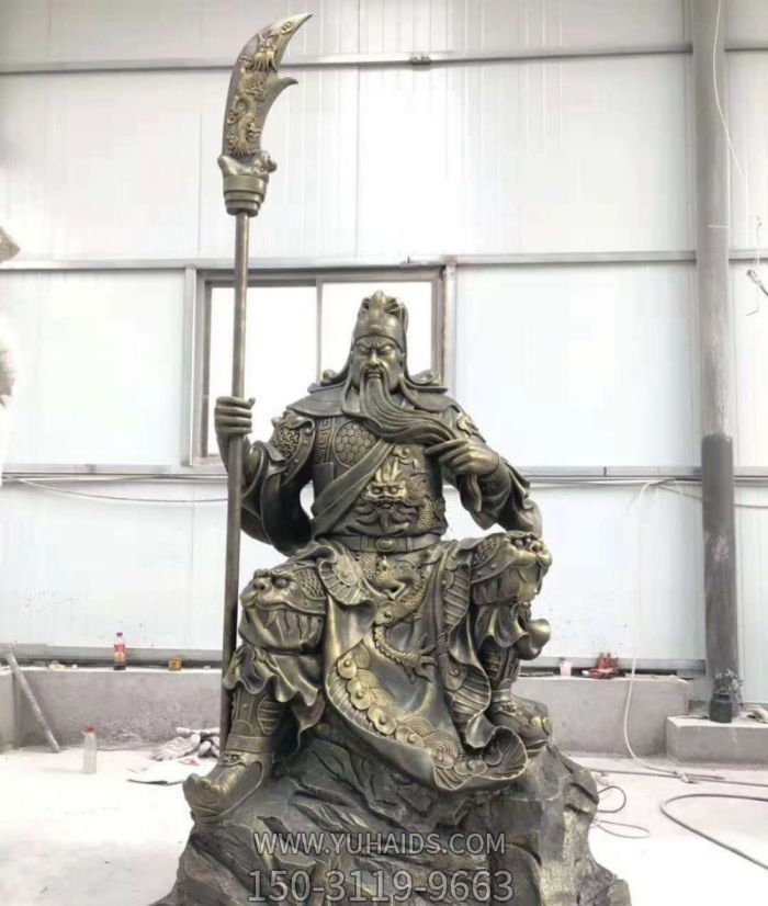 铜雕大型景观关公博鱼网页版