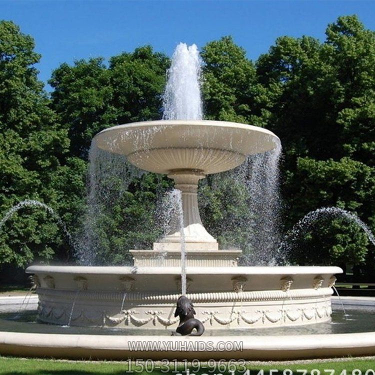 园林广场大理石雕刻欧式艺术感喷泉 装饰美化环境博鱼网页版