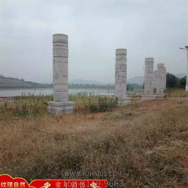 户外广场大理石石雕景观园林石柱博鱼网页版