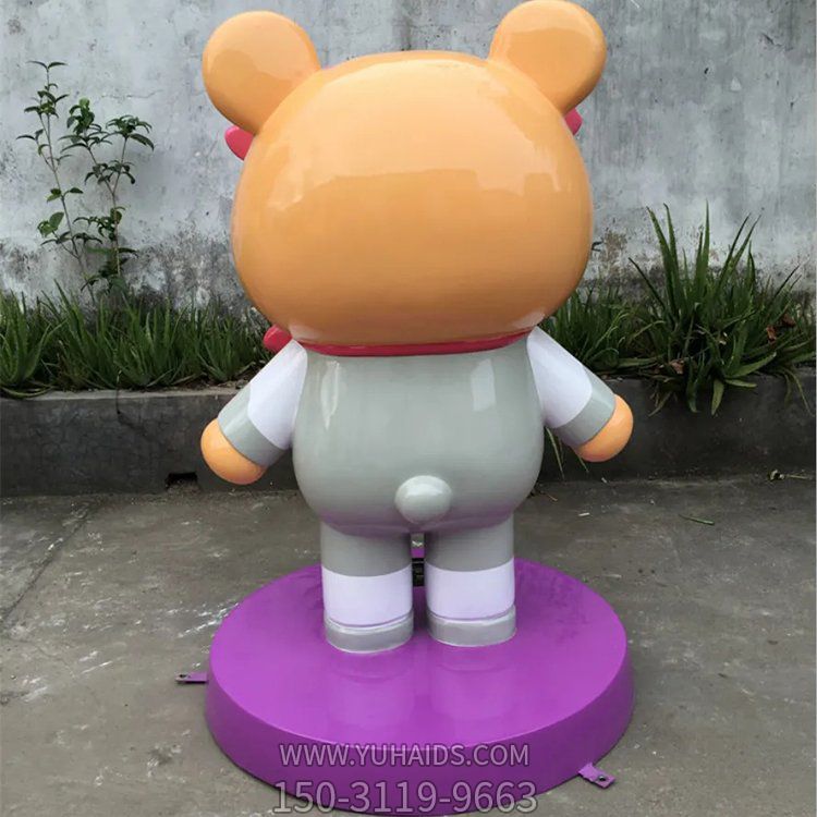 游乐园玻璃钢卡通户外园林小熊博鱼网页版