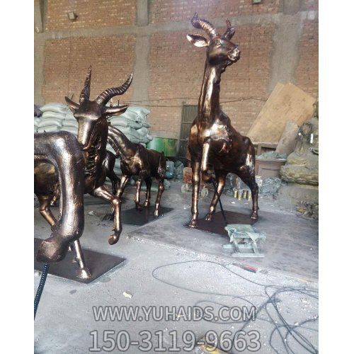 铜雕大型别墅小区梅花鹿博鱼网页版