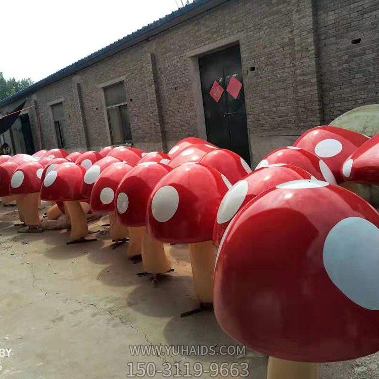 玻璃钢卡通户外园林蘑菇博鱼网页版