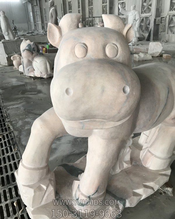 大理石石雕户外园林景观动物博鱼网页版