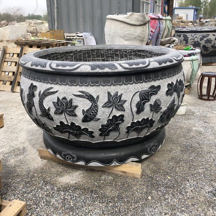 莲莲有鱼青石鱼缸花盆博鱼网页版