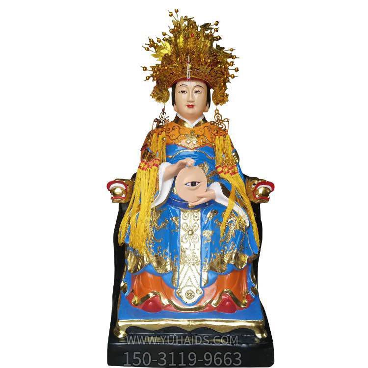 眼光娘娘博鱼网页版  玻璃钢彩绘寺庙供奉佛像
