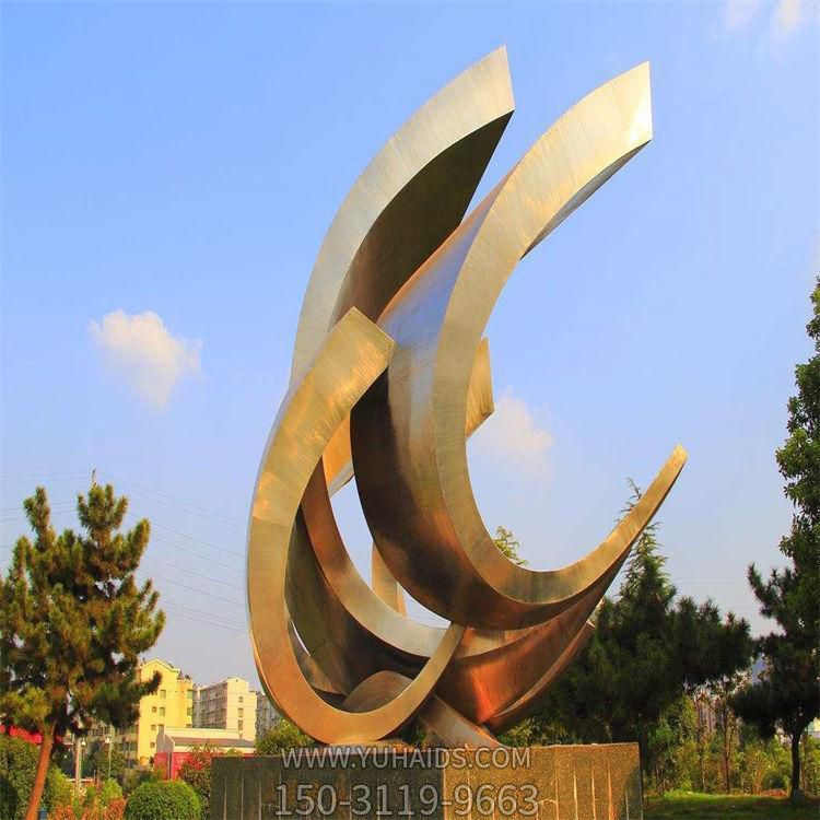 不锈钢创意抽象景观摆件博鱼网页版