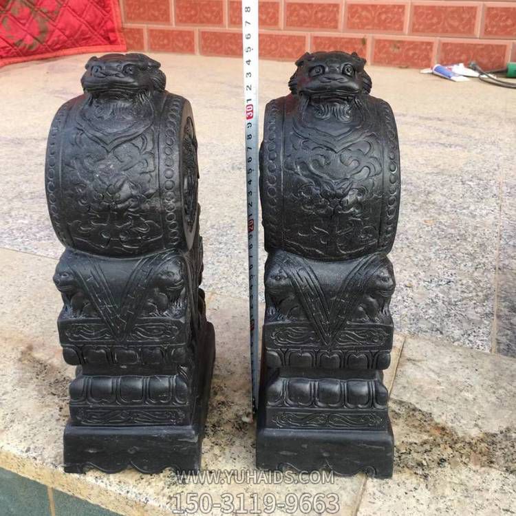 石雕门墩抱鼓石庭院别墅门口青石抱鼓石博鱼网页版