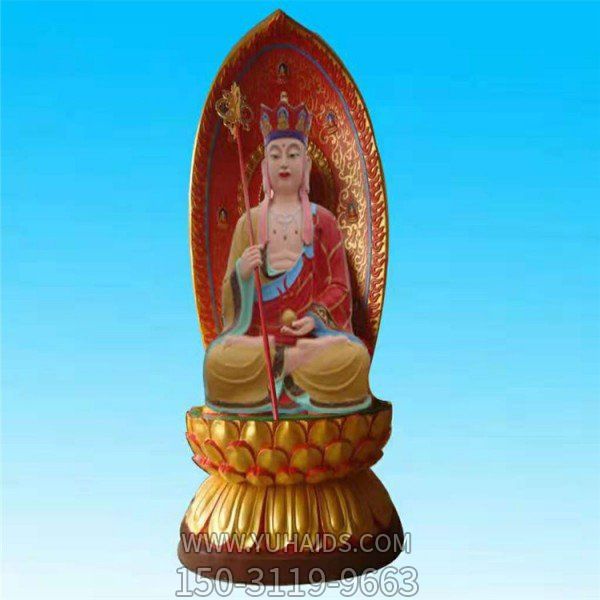 景区宗教寺庙供奉玻璃钢彩绘地藏王博鱼网页版