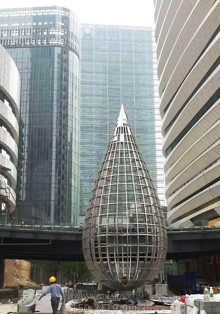 城市街道不锈钢镂空水滴博鱼网页版