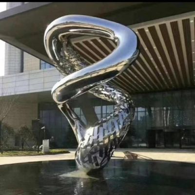 公司企业不锈钢镜面户外异形景观博鱼网页版