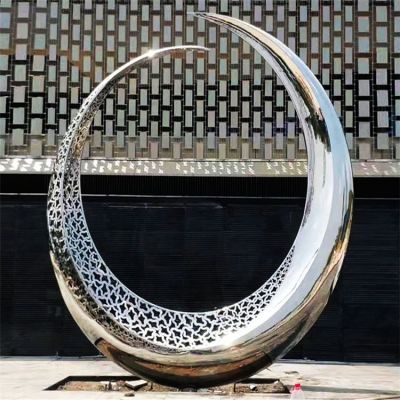 户外园林景观大型圆环不锈钢博鱼网页版